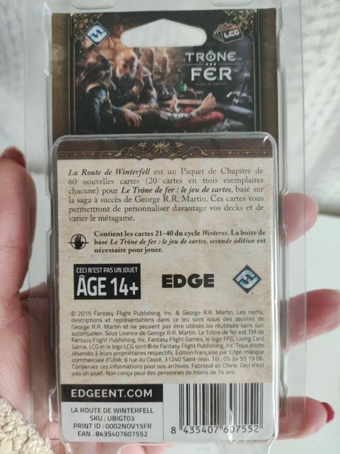 Jeu de cartes le trône de fer la route de winterfell - photo numéro 4