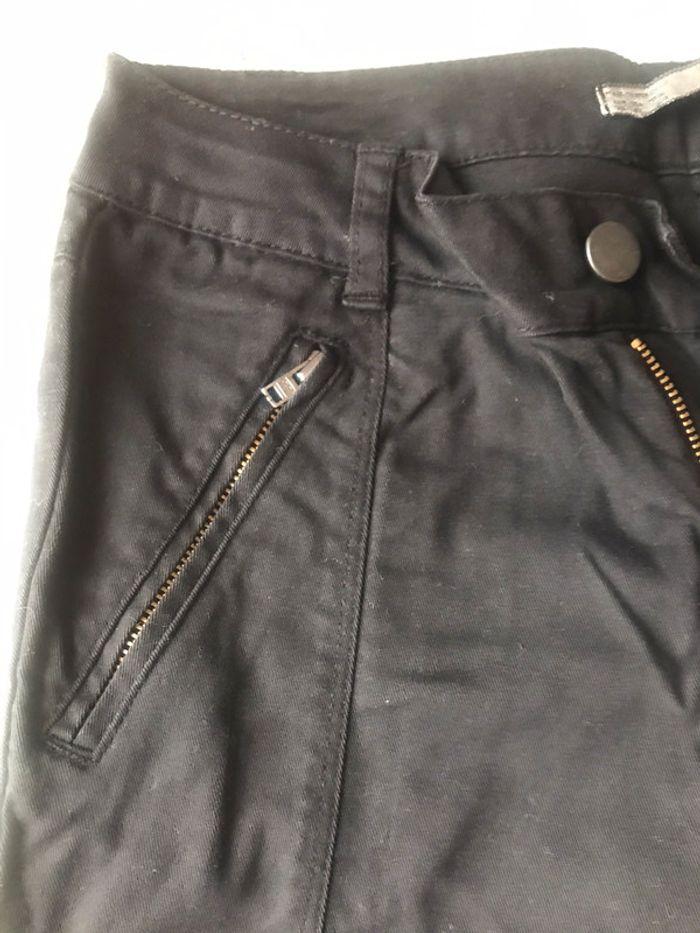 Pantalon slim noir zara - photo numéro 4