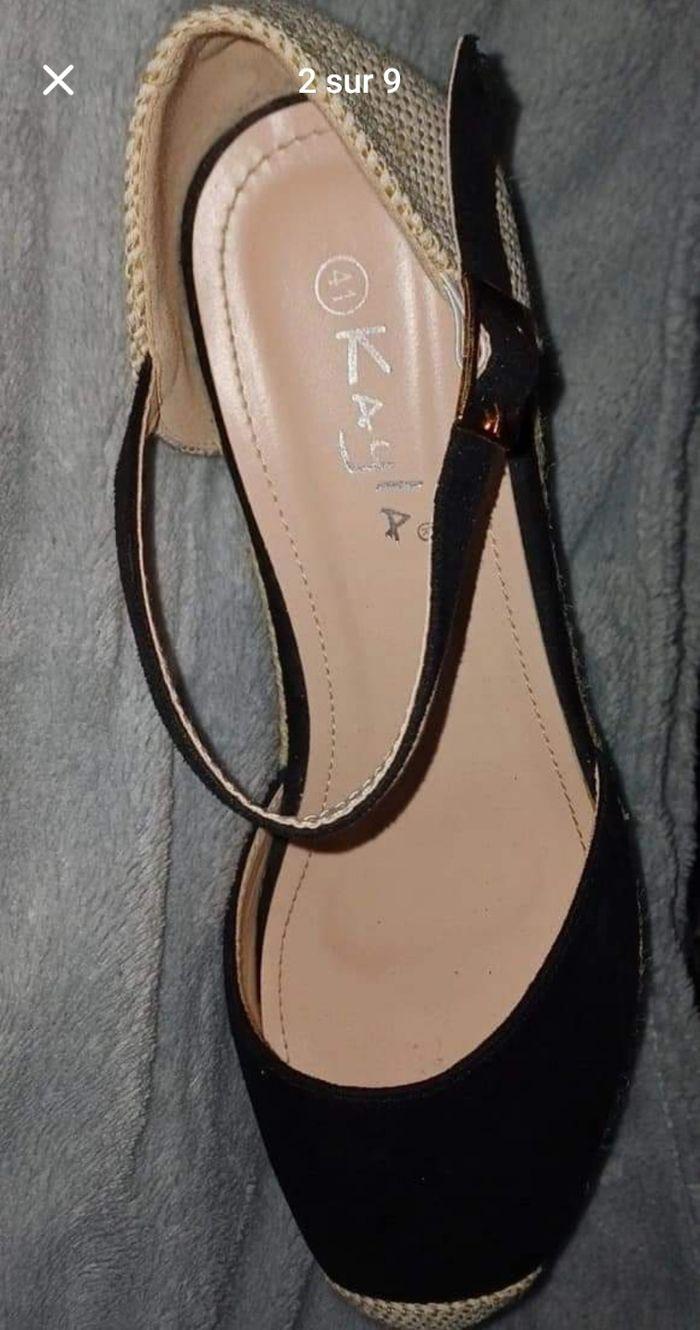 Chaussure femme talon en corde - photo numéro 2