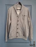 Sweat gris clair zippé Pepe Jeans Taille L