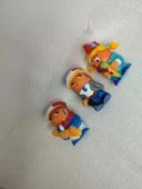 3 figurine fana d'foot football Ferrero France foot supporter kinder