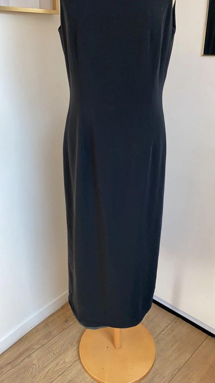 Robe chic taille 40 Laura Ashley noir longue - photo numéro 3