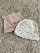 Lot de 2 bonnets 2-3m