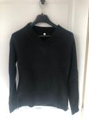 Pull noir col v taille 38/40