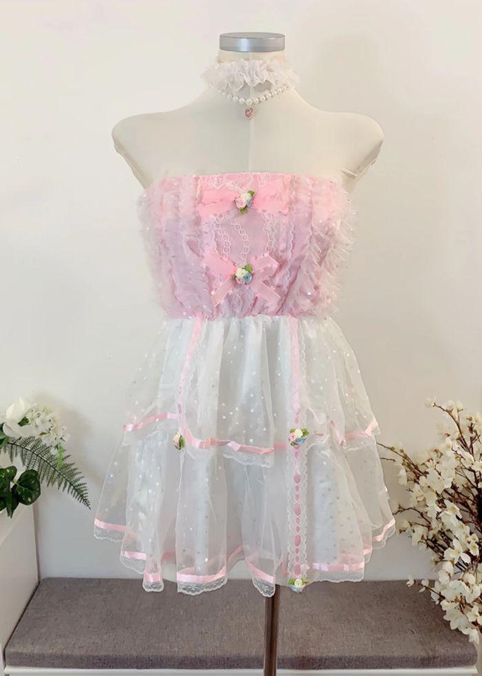 Dress Robe Pink Barbie Cute Kawaii Princess Lolita Manga Anime Cosplay - photo numéro 1