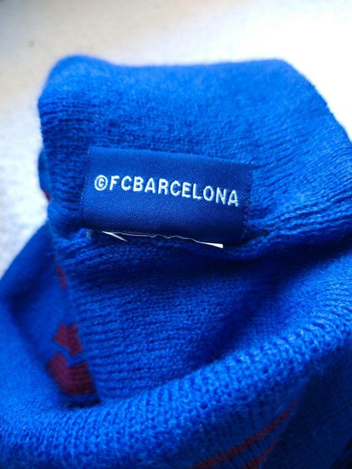 Lot Écharpe +Bonnet FC Barcelonne - photo numéro 6