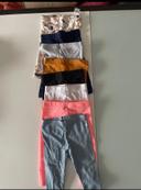 Lot de 8 leggings