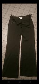 Pantalon noir large