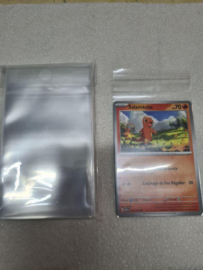 100 Pochettes sleeves refermables   pour carte pokémon et autre - photo numéro 1