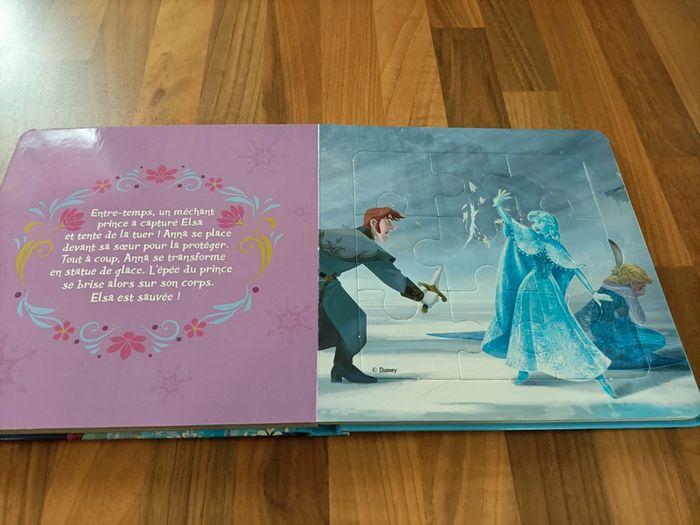 Livre avec puzzles Reine des neiges - photo numéro 5