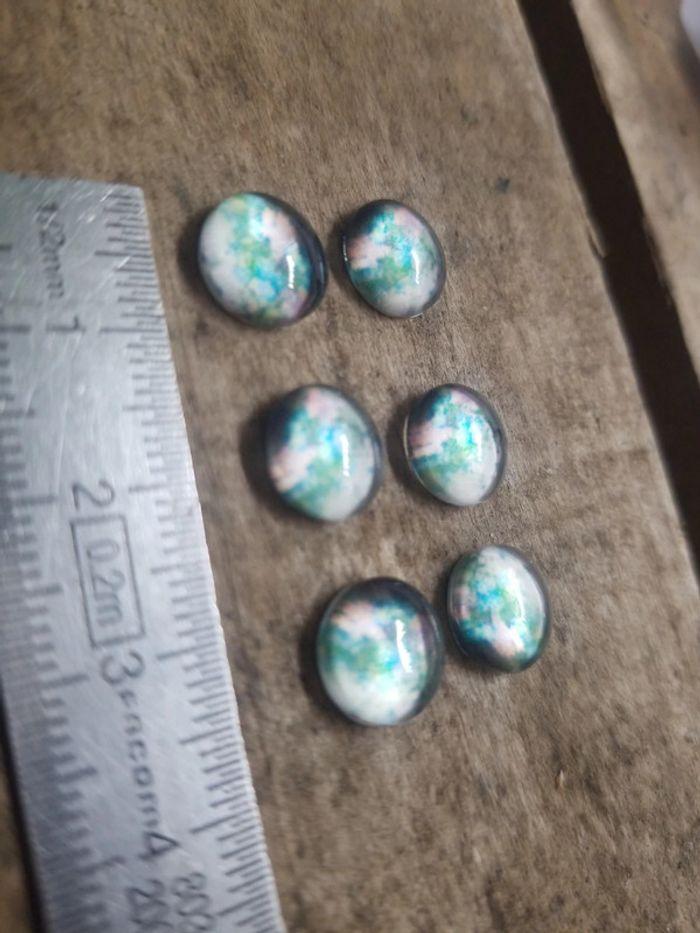 Lot de 6 cabochons - photo numéro 3