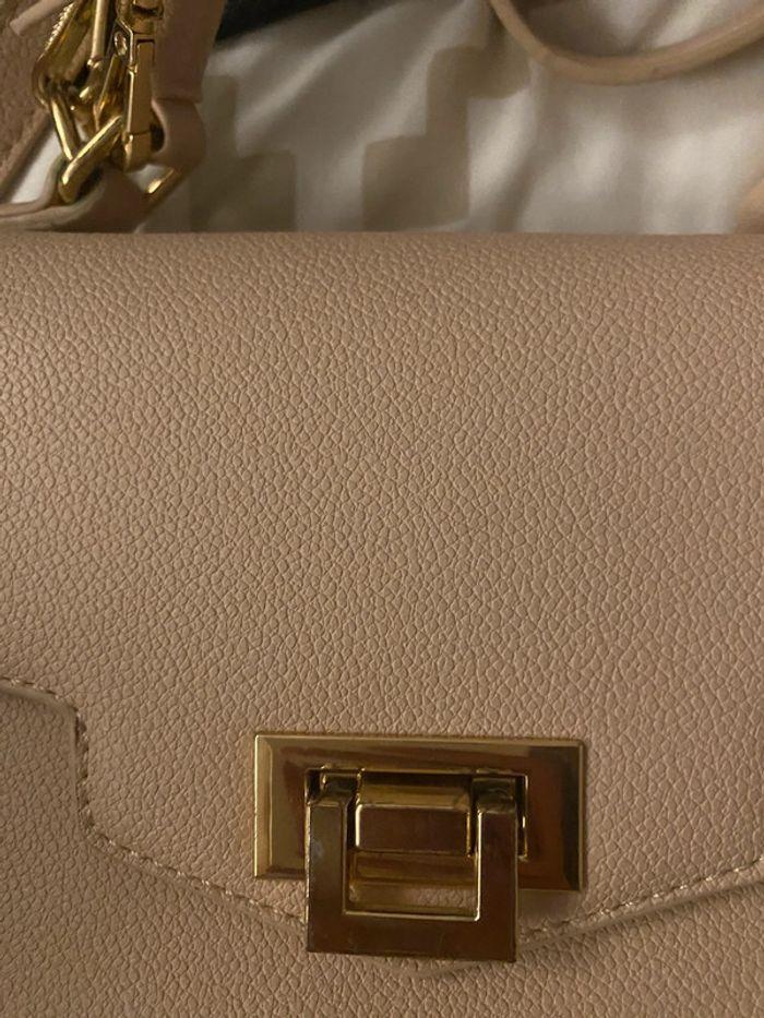 Petit sac Georges rech rose pale et beige - photo numéro 5