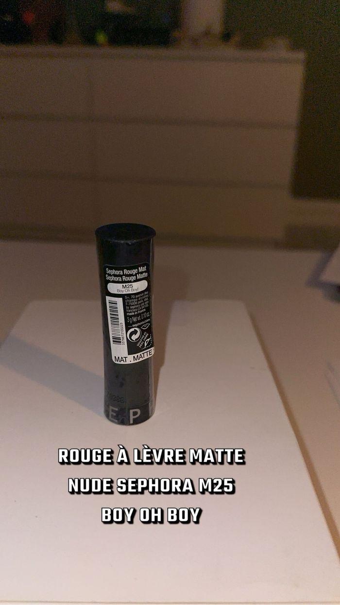 Rouge à lèvre sephora nude  🌸 Référence m25 boy oh my boy - photo numéro 1