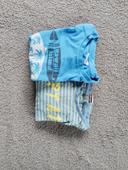 Lot de 2 tee shirt 86 cm