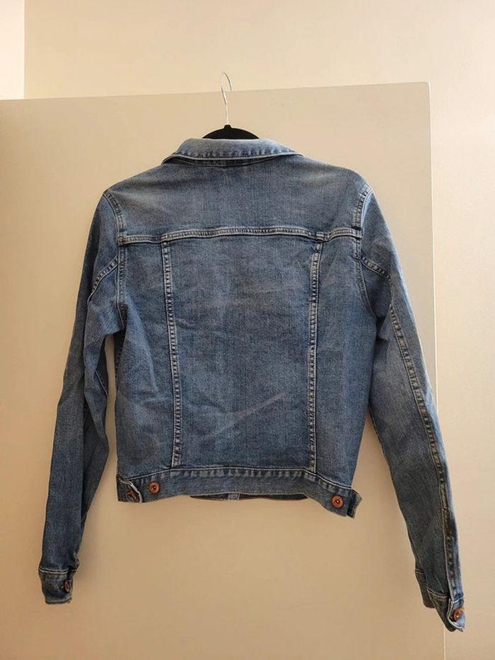 Veste en jean H&M marine taille M - photo numéro 2