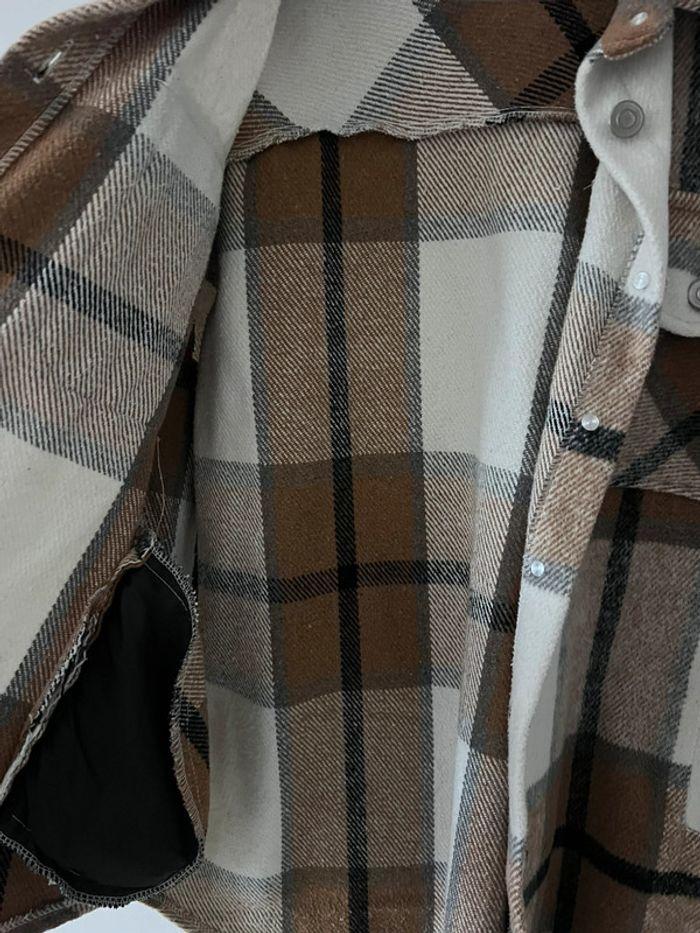 Veste chemise à carreaux shein taille S - photo numéro 4