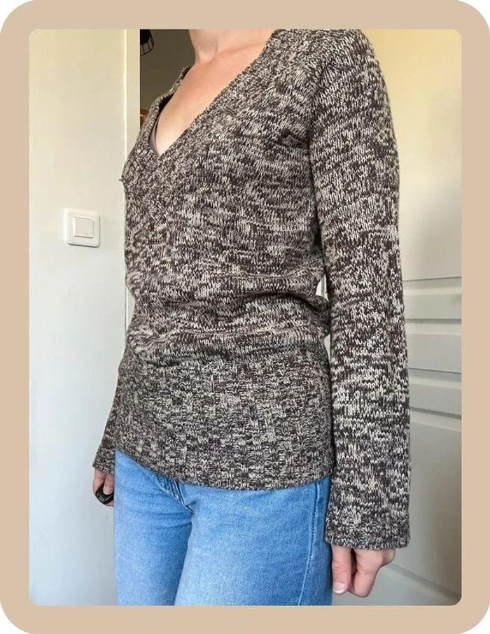 Pull maille Marron Jennyfer taille 40 💖 - photo numéro 5