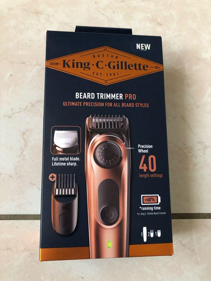 Coffret tondeuse Barbe Beard Trimmer Pro GILLETTE Neuf dans emballage - photo numéro 1