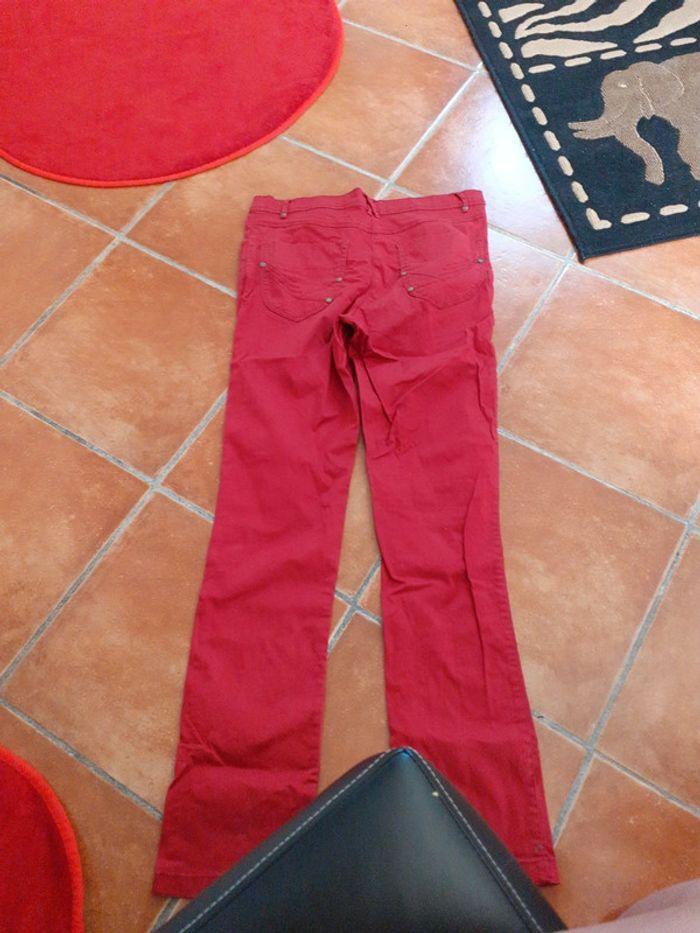 Pantalon rouge 40 - photo numéro 4