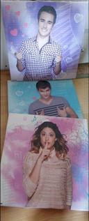 Lot 3 toiles Violetta, fille ado, décoration

chambre, BE 💜💙🩷