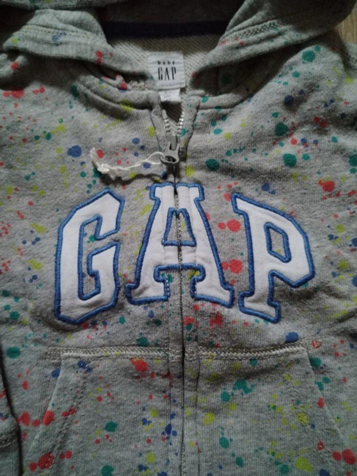 Sweat à capuche zippé 2 ans / 24 mois - photo numéro 2