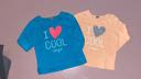 Lot 2 tee-shirts fille tao 6 ans