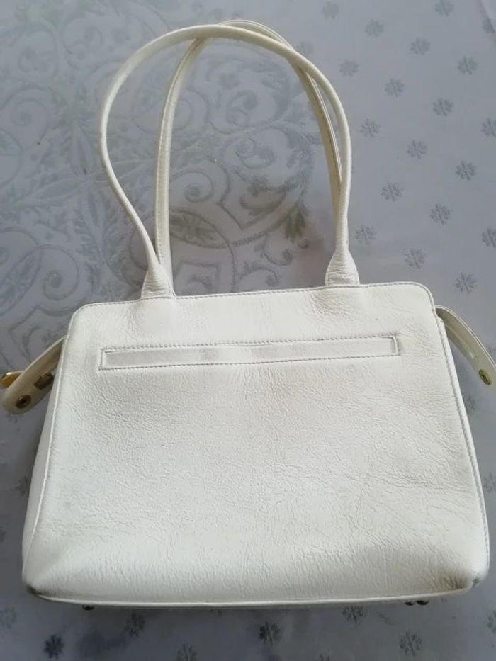 Sac Mac Douglas en cuir Blanc Cassé - photo numéro 2