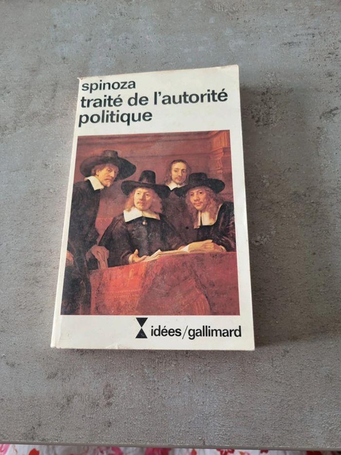 Livre Spinoza traité de l'autorité politique - photo numéro 1