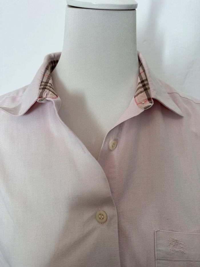 Chemise rose pale vintage Burberrys Taille 42 - photo numéro 2