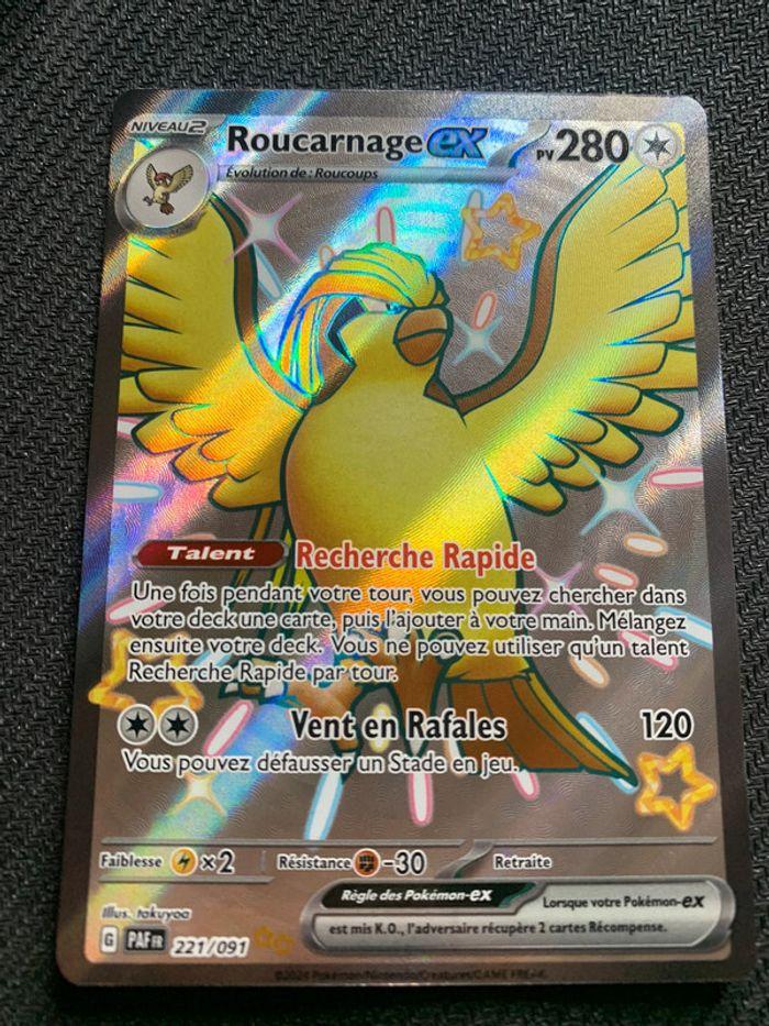 Roucarnage Ex FA Shiny - Déstiné de Paldéa - photo numéro 1