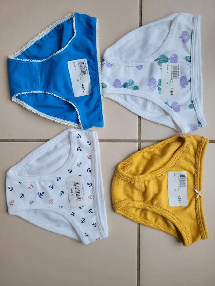 4 culottes fille petit bateau - photo numéro 2