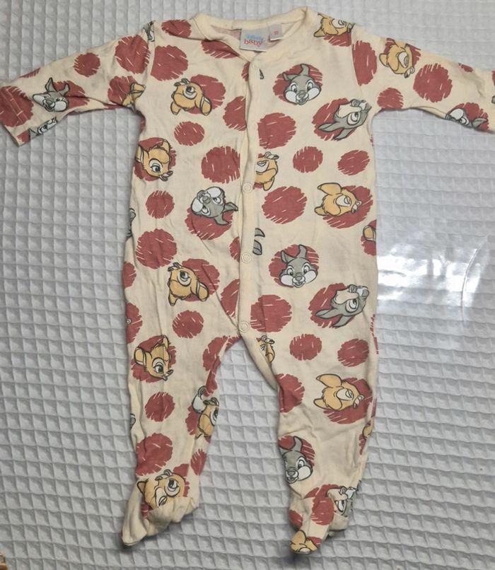 Pyjama bébé fille bambie 50 cm - photo numéro 1