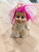 Figurine vintage Troll mariée 1992