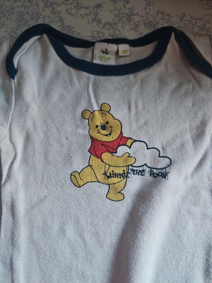 Lot de 2 bodies disney winnie 18mois - photo numéro 2