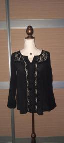 Blouse noire Kiabi taille M