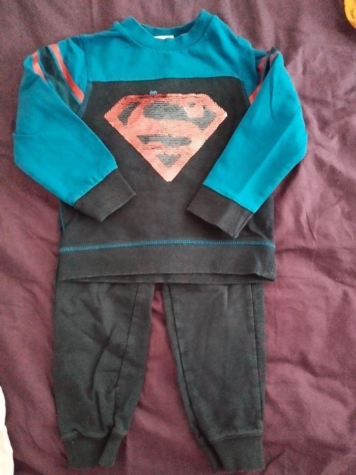 Ensemble jogging superman 3 ans - photo numéro 1