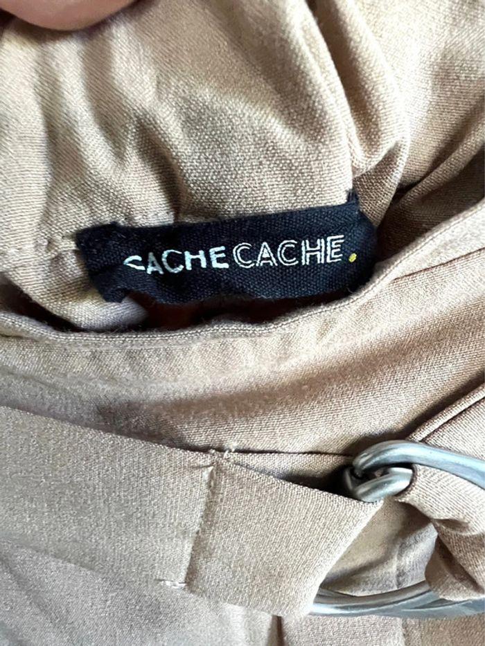 Pantalon droit beige Cache Cache - photo numéro 3