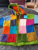 Gilet 9 ans multicolore