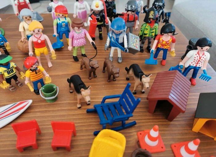 Lot de 216 playmobil geobra jeu de construction personnages animaux accessoires - photo numéro 12