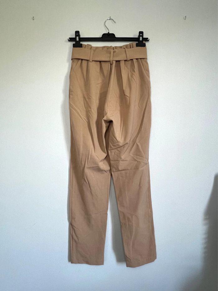 Pantalon droit beige Cache Cache - photo numéro 2