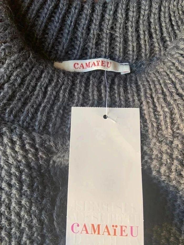 Pull Camaïeu gris taille 3 - photo numéro 4