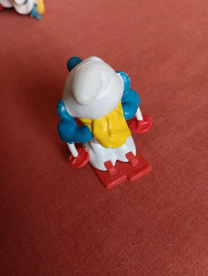 Le Schtroumpf skieur figurine des années 80 - photo numéro 4