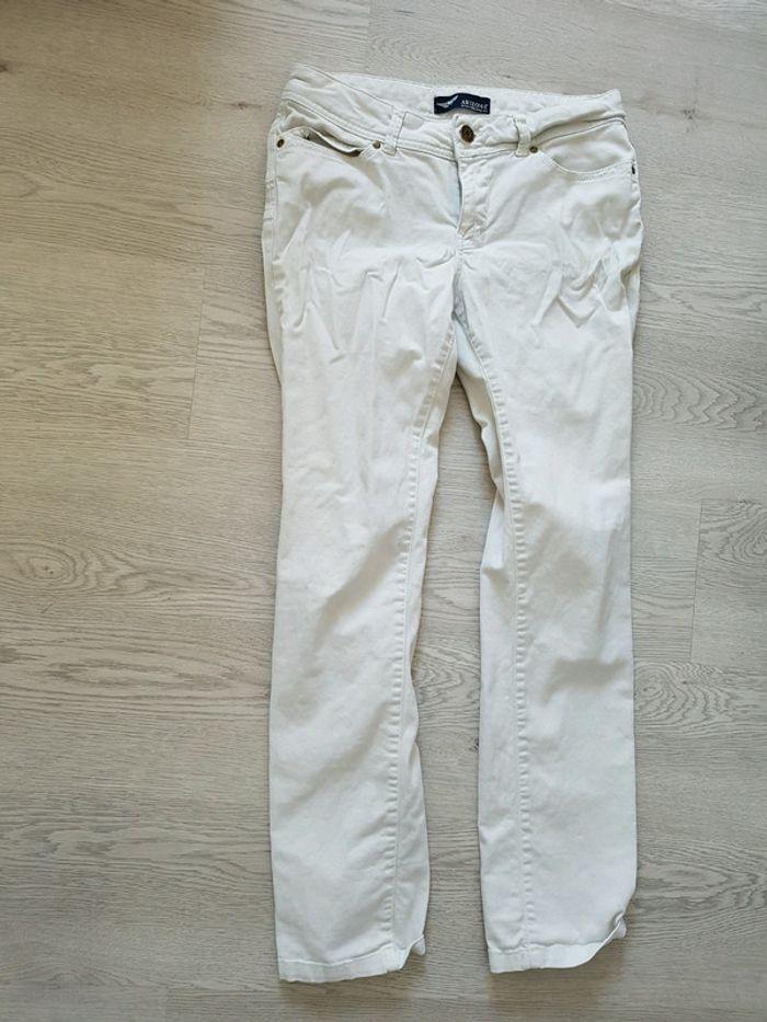 Pantalon slim blanc 42 - photo numéro 2