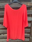 Robe corail voile