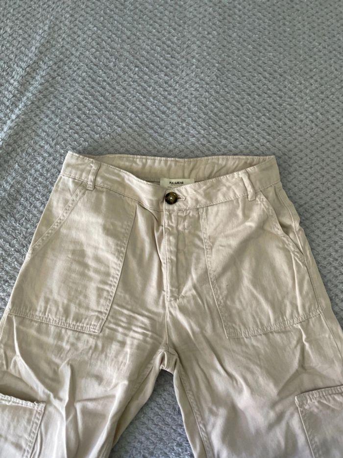 Pantalon cargo beige taille S - photo numéro 4