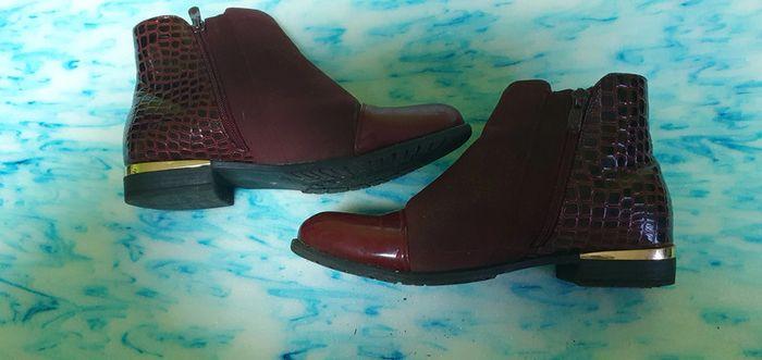 Bottines bordeaux - photo numéro 3