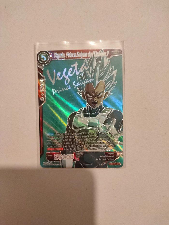 Cardgame Dbz Vegeta - photo numéro 1