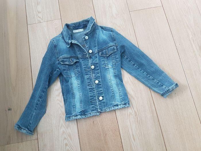 Veste jeans délavé fille