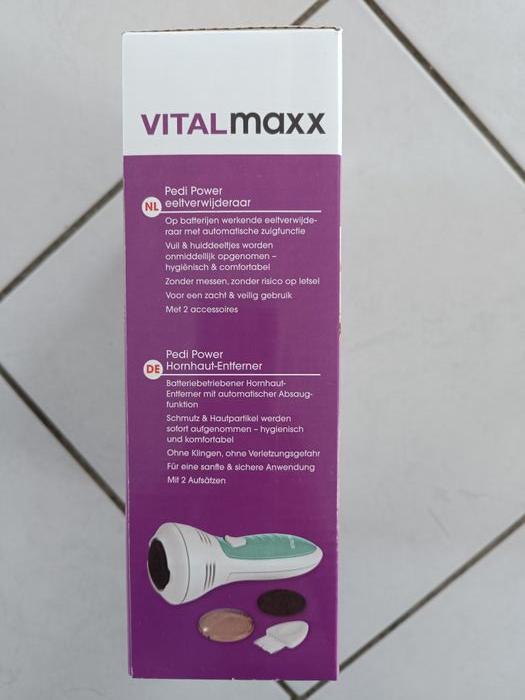 VitalMaxx Appareil anti-callosités avec fonction d'aspiration - photo numéro 2