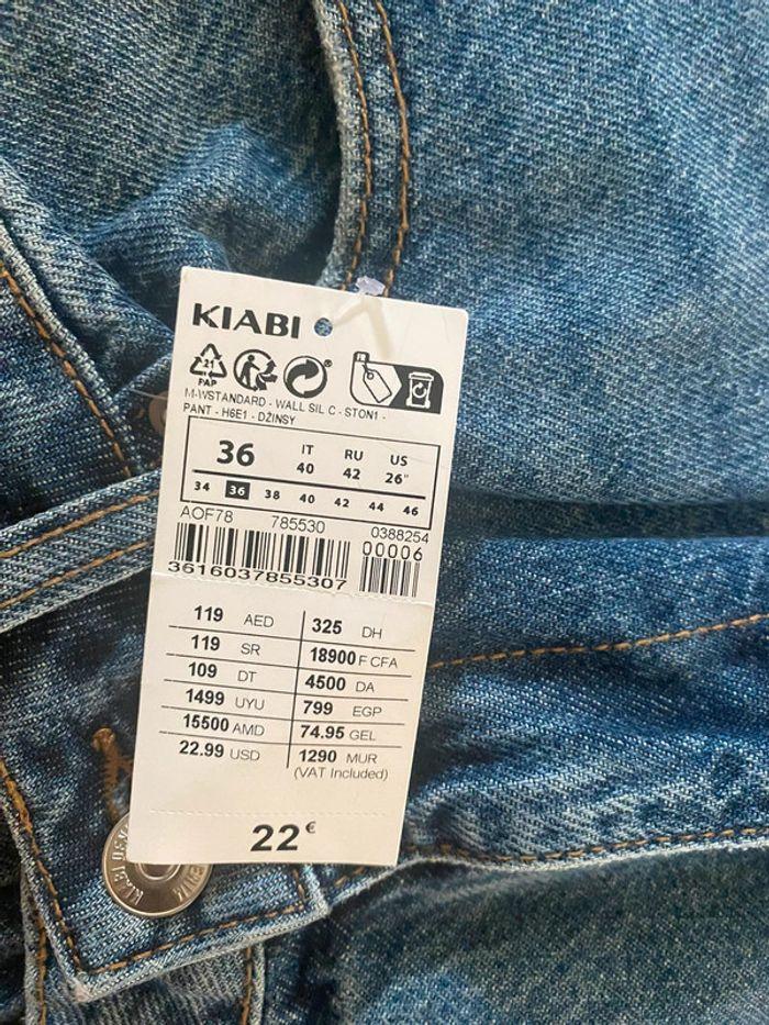 Jean large taille 36 kiabi neuf avec étiquette - photo numéro 4